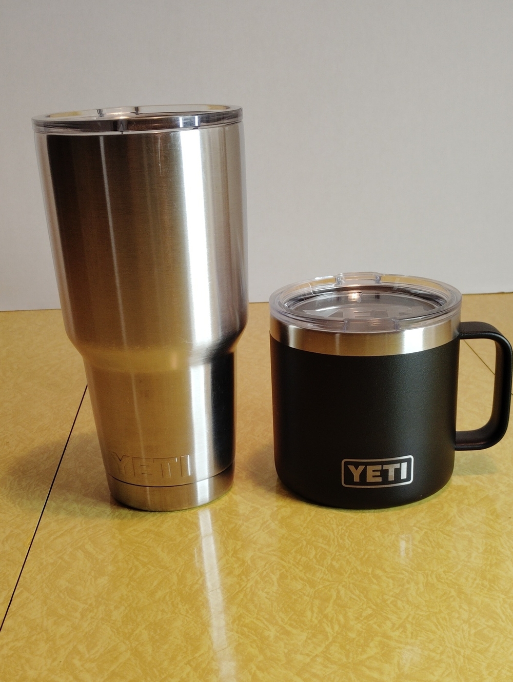 Two Yeti Tumblers
